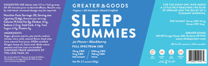 Sleep Gummies (30 Piece) WHOLESALE