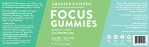 Focus Gummies (30 Piece) WHOLESALE